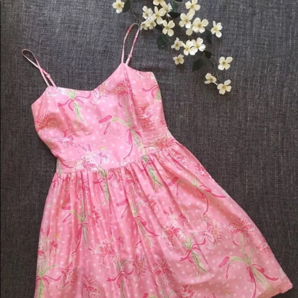 Lilly Pulitzer size 10 vintage polka dots